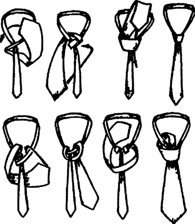 как завязывать галстук